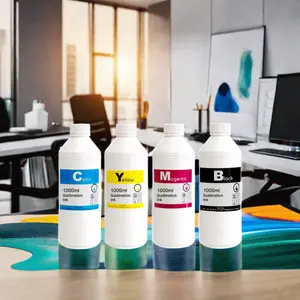 Tinta de sublimação de transferência de calor para impressora Epson, cores premium boas e vívidas, atacado 1000ml 500ml 250ml 100ml 70ml 20l