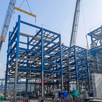Fabrication complète de structures en acier, plateformes industrielles en acier et supports de tuyauterie pour usine pétrolière