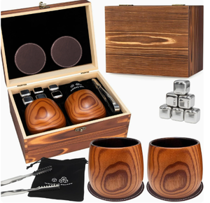 Coffret Cadeau Vin pour Amoureux du Vin, Femme, Saint-Valentin, Maman, Sœur, Amie, Collègue, Petite Amie - Coffret Cadeau Inspirant avec Verres à Vin - Product Image 1