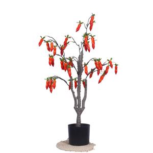 Gros Petit Artificiel Riche <span class=keywords><strong>Arbre</strong></span> Fruitier Ornement Vieux Canard Kaki En Plastique Fleur Bionique Salon Décoration - Product Image 5