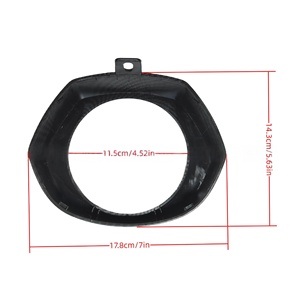 Accessoires pour motos, protection de cadre de phare avant, compatible avec Giorno125, matériau ABS - Product Image 1