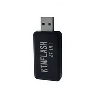 Alat Diagnostik Mobil PCMflash 67IN1 Programmer Dongle Hitam KTMOBD KTMBENCH OLIVER Aksesoris Perlengkapan
