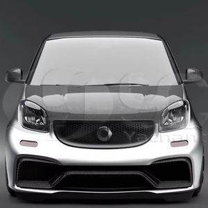 Paraurti Anteriore in Vetroresina FRP Adatto per Smart Fortwo C453 e <span class=keywords><strong>Forfour</strong></span> W453 2015-2017 Stile AMG - Product Image 1