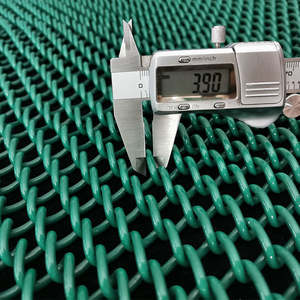 รั้วห่วงโซ่ปศุสัตว์รั้วเหล็กชุบสังกะสีเป็นมิตรกับสิ่งแวดล้อมสวนเคลือบพีวีซี - Product Image 2