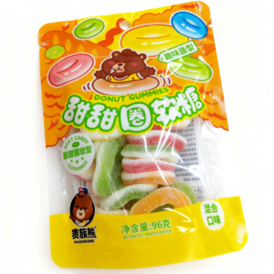 Bonbons gélifiés fruités de bonne qualité, multicolores, en forme de dessins animés, sachet de 96g, prêts à consommer - Product Image 2