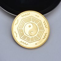 Pièces de monnaie personnalisées en métal, effet miroir chromé brillant 3D, pièces de défi en or et en argent