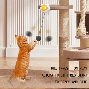Il giocattolo intelligente dell'animale domestico solleva automaticamente il giocattolo elettrico del gatto per intrattenere la palla del giocattolo del gatto - Product Image 3