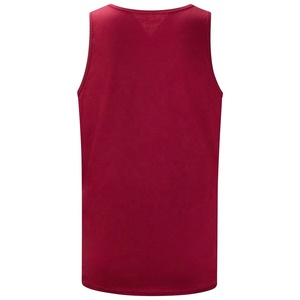Custom Logo Breathable 100% Cotton Sleeveless Men's Fitness Tank <b>Top</b> Summer Gym Muscle Quick Dry Drop Armhole <b>Personalised</b> - Product Image 2