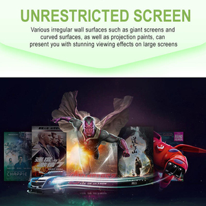 Chất lượng cao nội thất phòng khách tường chiếu sơn dự án đặc biệt chống ánh sáng Rèm chiếu tường tự phủ - Product Image 4