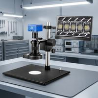 Microscope industriel MSD416-4KV2-11.6 avec caméra 4K et écran 11,6 pouces pour l'examen de composants de précision et le contrôle qualité