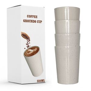 Gobelet empilable en plastique 12 oz pour café, tasses de voyage durables pour la maison, l'hôtel, les cadeaux promotionnels, tasse à eau - Product Image 2