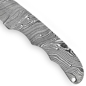 Cuchillo de Caza y Camping de Acero de Damasco Hecho a Mano con Mango Natural Personalizado para Supervivencia al Aire Libre, Equipo de Camping y Caza - Product Image 4