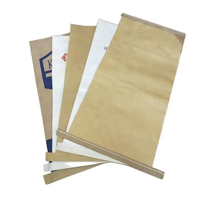 pp laminated paper bag kraft paper polywoven lamination bag for industry