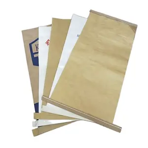 Pp sacchetto di carta laminata Polywoven di laminazione per l'industria carta Kraft per agricoltura Standard rifiuti di carta Kraft rottami di sacchetti di cemento