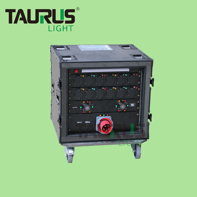 Profrccional Audio-Stage Power Equipment 63A Power Rack Power Distribution Box with Each Output Has Breaker