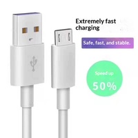 Câble USB de charge rapide 5A Type C Micro USB 8 broches, cordon de données 1m 2m en TPE pour téléphone Android, tablette, batterie externe - Vente en gros