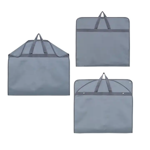 شعار مطبوع مخصص أكسفورد قابل للطي مقاوم للماء والغبار غطاء بدلة شماعات كتان من أجل تعبئة بدلة الملابس - Product Image 3