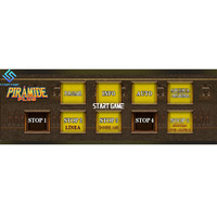 Factory Direct Sale Het Dual Screen Skill Game Machine Pyramid Plus Piramide Plus Game Software Metal Material 1 Year Warranty