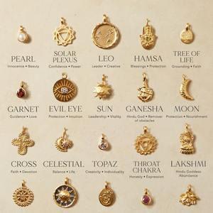 Collier pendentif europé<span class=keywords><strong>en</strong></span> américain <span class=keywords><strong>en</strong></span> or 18 carats Mini éléphant Lotus Love pour cadeau Four <span class=keywords><strong>en</strong></span> acier inoxydable Placage sous vide - Product Image 4