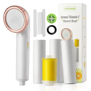Water Shower Filter Korea - Filter Ball Beads Refil Shower Water Filter - Removes Chlorine and Harmful Substances - Showerhead