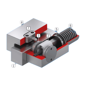 German Zimmer Pneumatic Normally Open Rail <b>Clamp</b> MK1501A MKS1501A - Product Image 4