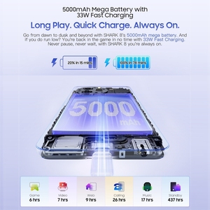 Blackview SHARK 8 Original Android <span class=keywords><strong>13</strong></span> 8GB + <span class=keywords><strong>128GB</strong></span> 6,78 pulgadas 5000mAh MTK6789 Helio G99 Identificación de huellas dactilares LTE Teléfono móvil - Product Image 5