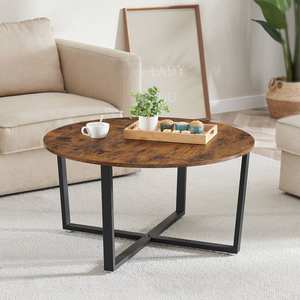 <span class=keywords><strong>VASAGLE</strong></span>-<span class=keywords><strong>Table</strong></span> de salon en bois rustique à 2 niveaux, style industriel, <span class=keywords><strong>table</strong></span> <span class=keywords><strong>basse</strong></span> <span class=keywords><strong>ronde</strong></span>, meubles de maison - Product Image 1