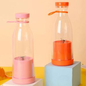420ml Electric Multifunctional Glass Juicing <b>Cup</b> Lightweight Heat Resistant Eco-Friendly <b>Lid</b> <b>Straw</b> for Fruit Vegetable Beverage - Product Image 1