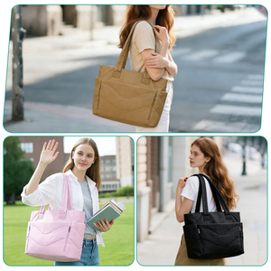 Bolso Tote Acolchado <span class=keywords><strong>para</strong></span> Mujer, Bolso <span class=keywords><strong>de</strong></span> Mano Ligero <span class=keywords><strong>para</strong></span> el <span class=keywords><strong>Trabajo</strong></span>, Bolso <span class=keywords><strong>de</strong></span> Hombro Acolchado <span class=keywords><strong>para</strong></span> Maestras y Enfermeras, <span class=keywords><strong>para</strong></span> la Escuela, Viajes y Gimnasio - Product Image 1