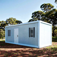Maison mobile modulaire de luxe de 20 pieds, 30 pieds, 40 pieds, détachable, préfabriquée en acier, maison de camping, maison préfabriquée en conteneur miniature