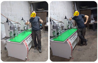 Double Tête verticale porte charnière forage bois cnc aléseuse