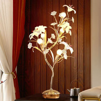 Nordic Lily Table Light pour Salon Chambre Hôtel Villa Fête De Mariage Éclairage À La Maison Décor Creative Lampe De Bureau