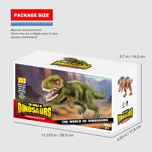 Dinosaure télécommandé RC avec lumière électrique, son de simulation et tête oscillante, jouet animal certifié - Product Image 3