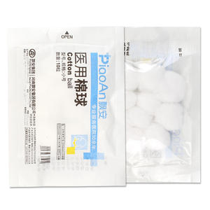 Bolas de Algodón Médicas Piaoan, Tamaño Pequeño, Estériles, Paquete Individual de 10 Piezas para Uso Hospitalario - Product Image 1