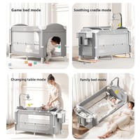 Lit superposé pliable moderne en fer forgé, modèle 9122, pour chambre à coucher et salon, pour enfants de 0 à 3 ans