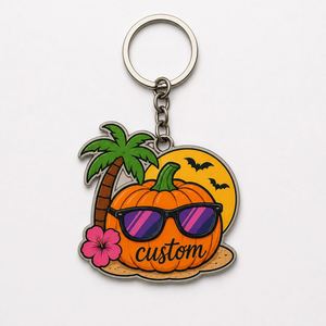 Porte-clés personnalisés pour l'été, chaînes de personnages de fêtes, décorations de festival d'été et d'Halloween, souvenirs, porte-clés - Product Image 3
