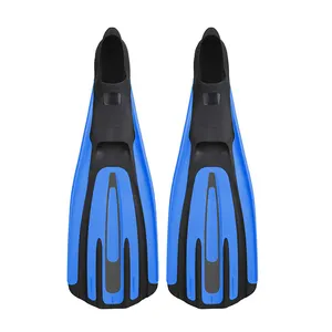 Yeni varış ayak cep yüzme uzun flipper şnorkel serbest flipper kauçuk tam boy 35-46 dalış yüzgeçleri