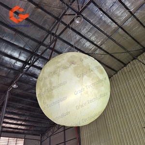 Decorazione pubblicitaria gigante gonfiabile luna <span class=keywords><strong>pianeta</strong></span> appeso gonfiabile giallo luna palloncino far saltare il <span class=keywords><strong>pianeta</strong></span> per la promozione - Product Image 4