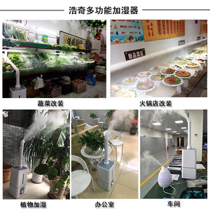 Haoqi Ultrasonic <b>Humidifier</b> 10L Large Capacity Commercial Use With Timing Function For 60M2 Or More - Product Image 3