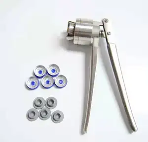Aluminium Zilver Hand Handleiding Tang Fles Glas 20Mm Flacon Crimper Voor Cap