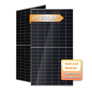 JA Mono太阳能电池板JAM72D40-580LB 580W 585W 590W屋顶太阳能电池板家用太阳能存储层1太阳能制造商