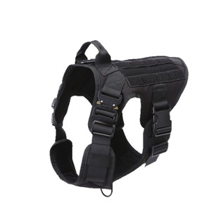 Wholesale Padded Nylon Solid Outdoor <strong>Weighted</strong> <strong>Dog</strong> Harness <strong>Vest</strong> No Pull Heavy Duty Training Harness for Medium/Large <strong>Dogs</strong> - Product Image 6