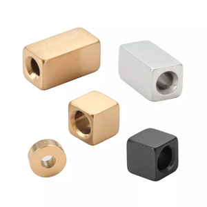 Custom Logo <b>Name</b> <b>Beads</b> Stainless Steel Gold <b>Beads</b> for Jewelry Making 8mm Cube Spacer <b>Beads</b> Diy <b>Bracelet</b> Making - Product Image 1
