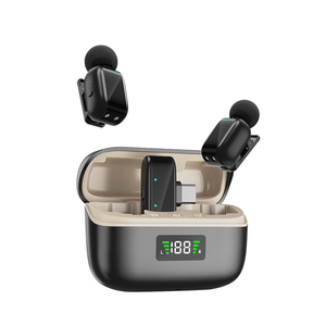 Wireless <strong>Microphone</strong> with case 2.4g <strong>Microphone</strong> Set Professional <strong>Microphone</strong> <strong>bluetooth</strong> for Interview Recording Phone - Product Image 5