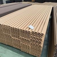 En stock, expédition rapide, panneau mural WPC Great Wall, revêtement mural extérieur, vente en gros, bardage imperméable, panneau de façade