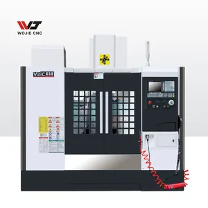 Mesin vertikal 5 sumbu pusat WOJIE VMC650 lima sumbu mesin penggilingan CNC dan pengontrol CNC