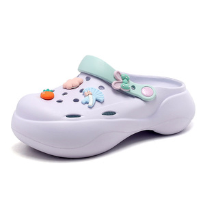 <span class=keywords><strong>Zuecos</strong></span> con Perforaciones Florales, Suela de EVA, Colores Pastel, Tallas 35-40, Zapatos de Playa para Exteriores, Estilo <span class=keywords><strong>Enfermera</strong></span> - Product Image 5