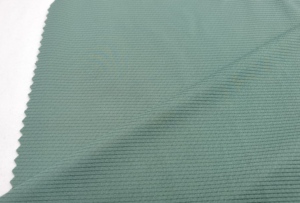 T100 thoáng khí Polyester jacquard lưới vải nhẹ mềm sang trọng Jersey cho Activewear chống tĩnh đồng bằng dệt kim dệt - Product Image 4