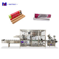 Machine d'emballage horizontale automatique pour cartons, machine de mise en carton pour papier sulfurisé et film plastique, équipement de scellage et d'emballage