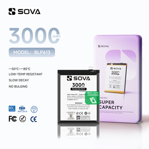แบตเตอรี่ SOVA BLP613 แบตเตอรี่ลิเธียมโพลิเมอร์แบบชาร์จได้ สำหรับ <span class=keywords><strong>OnePlus</strong></span> 3 สำหรับ <span class=keywords><strong>OnePlus</strong></span> 1+ 3T 3 5 5T แบตเตอรี่โทรศัพท์มือถือ - Product Image 1